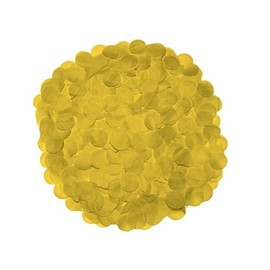 Banana Yellow Paper Confetti, 2.5cm diameter, 10 grams