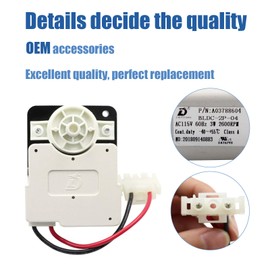 242077702, FDQC18EL4F, 242077705 Evaporator Fan Motor (OEM), 5304514392, A03788604 Blower Motor for Frigidaire, Kenmore Refrigerators - 2 Year Warranty