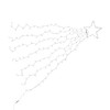 Lights4fun Christmas Outdoor 160 Dual Colour LED Shooting Star Hanging