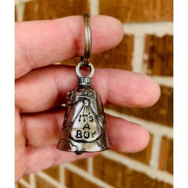 Guardian Bells It's a Boy Stork Guardian Bell Pendant Lucky Charm