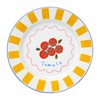 Talking Tables Bon Appetit Handmade Enamel Dinner Plate with Tomato