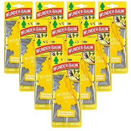 10 x Wunderbaum vanilla aroma air fresheners