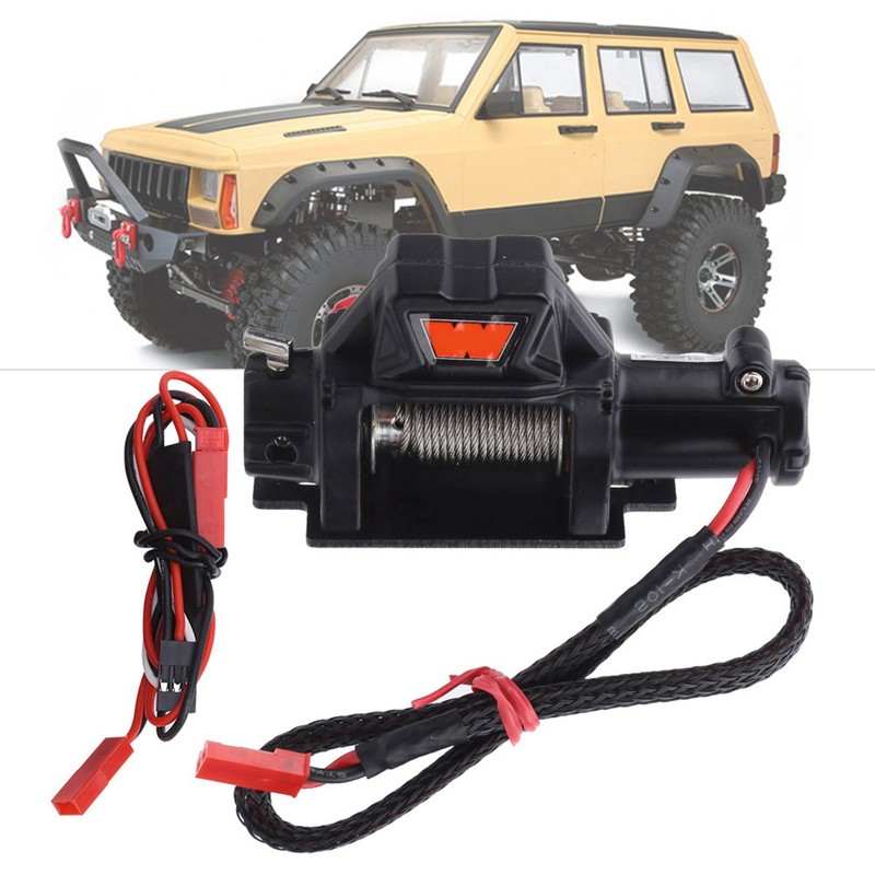 RC Model Winch with Remote Control Controller for TRX4 D90
