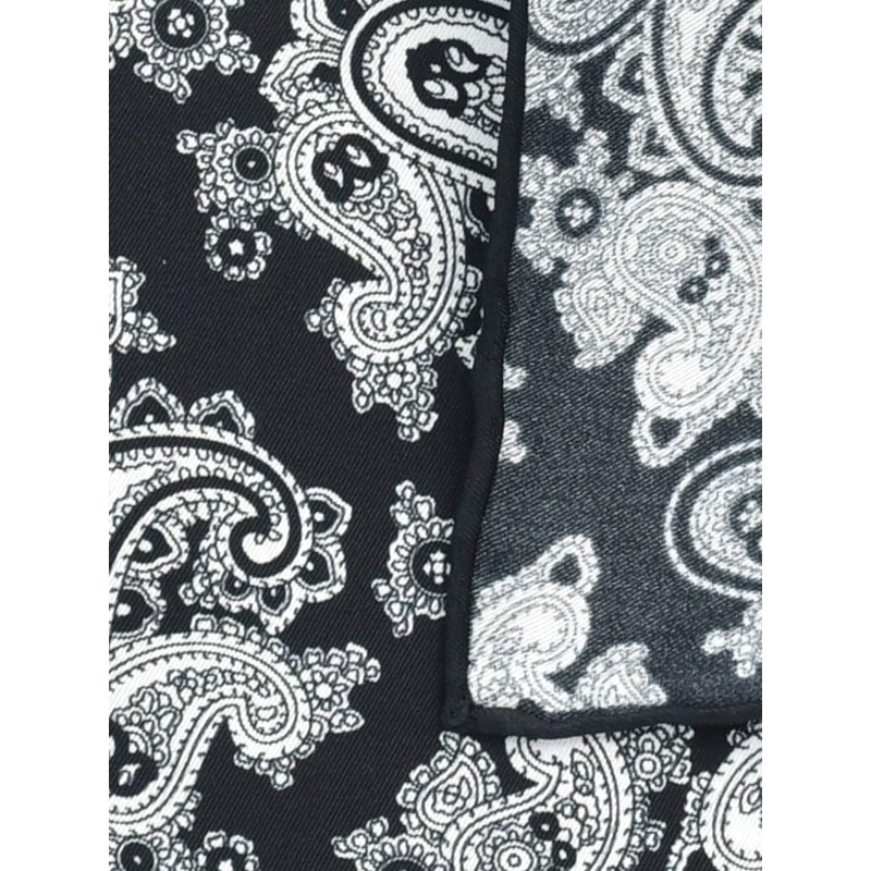 Prettystern Unisex Hand Rolled Silk Scarf for Men and Women