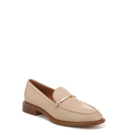 Franco Sarto Sarto Womens EDA Classic Slip On Loafer Oyster Beige Leather 10 M