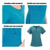 HERMOHERMO Scrub, Pijama Quirurgica Conjunto Medico Jogger Y Filipina