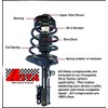 DTA D171461 Front Passenger Side Complete Strut Assembly with Spring