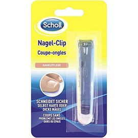 Scholl Fußnagel-Clip, Nagelclip, auch bei harten oder dicken Fußnägeln, 1er Pack (1 x 1 Stück)