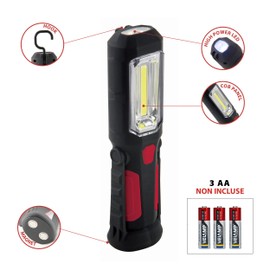 Velamp is404 50 Lumen 8 + 1 LED SMD Working Lamp With Magnet and Hook – Black