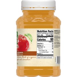 Santa Cruz Organic Cinnamon Apple Sauce Jars, 23oz (Pack of 1)