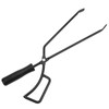 Fireplace Tongs Fire Pit Charcoal Clip Stainless Steel Grill Tongs