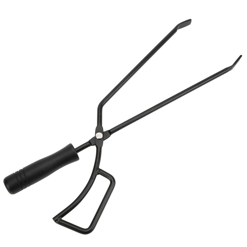 Fireplace Tongs Fire Pit Charcoal Clip Stainless Steel Grill Tongs