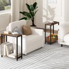 SLEEPING LAMB Narrow End Tables Living Room Set of 2