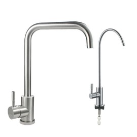 SOLVEX Single Handle Stainless Steel Kitchen Sink Faucet RO Water Faucet,Reverse Osmosis Faucet,RO Faucet