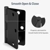 HOSOM 3 Pack Matte Black Door Hinges 3.5 Inch with