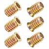 Qrity Pack of 20 Threaded Inserts Nuts, Screw Nuts, M6