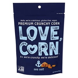Love Corn, Corn Snack Sea Salt, 4 Ounce