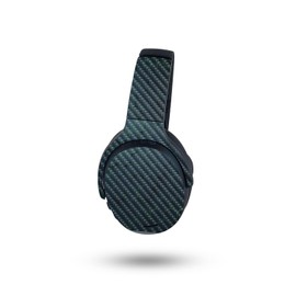 MightySkins Carbon Fiber Skin Compatible with Skullcandy Crusher ANC 2 - Acid Hex | Protective, Durable Textured Carbon Fiber Finish | Easy to Apply, Remove, and Change Styles