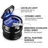 SOLARXIA Car Ashtray with Lid Easy Clean Up Detachable Auto