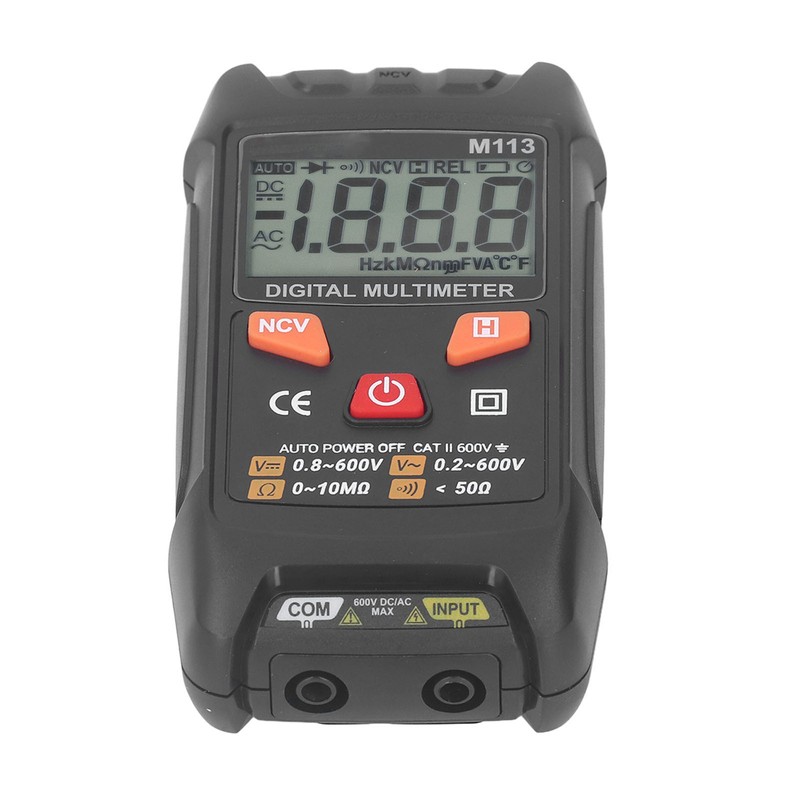 Multimeter Digital Auto Ranging Kit AC Voltmeter Ammeter Ohmmeter High