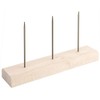 Contacto Bonspike on wooden base, 3 skewers