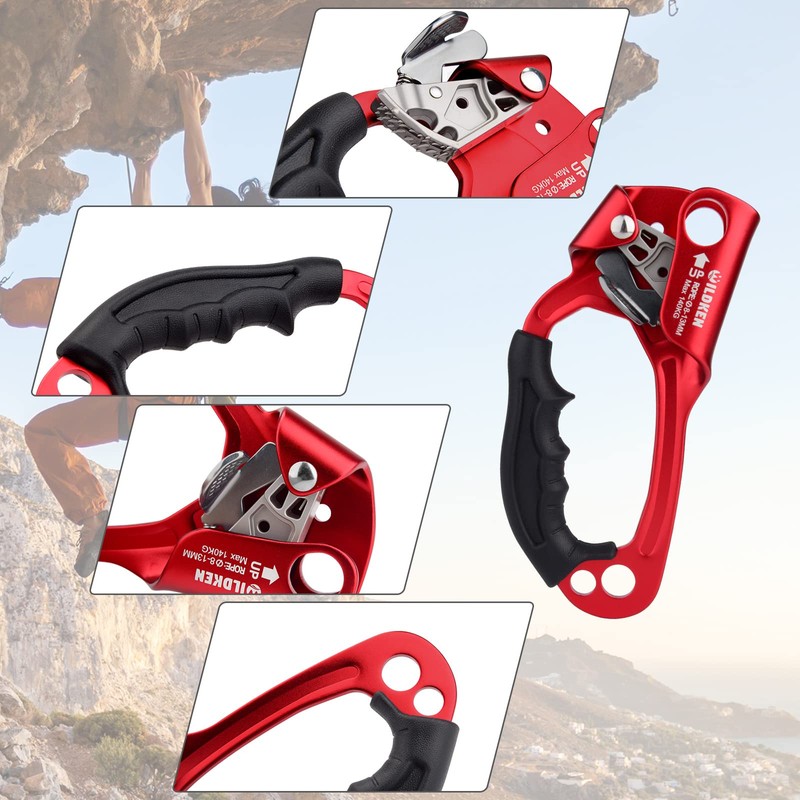 WILDKEN Climbing Hand Ascender Outdoor Mountaineering Tree Arborist Climbing Rappelling
