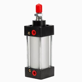 New Pneumatic Standard Cylinder SC 100 x 50 PT 1/2 Bore:4" Stroke:2" Rod Dual Action