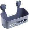 Zuvo Shower Shelf No Drilling with Suction Cups, Glue-Free Bathroom