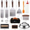 ROMANTICIST 29PCS Griddle Accessories Set - Flat Top Teppanyaki Spatula