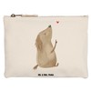 Mr. & Mrs. Panda Make Up Bag Dog Love, White,