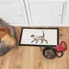 'Walking Siamese Cat' Pet Feeding Mat (PM00016197)