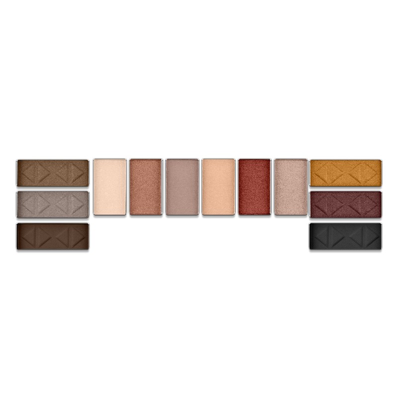 L.A. COLORS Day To Night 12 Color Eyeshadow Palette, Sundown,