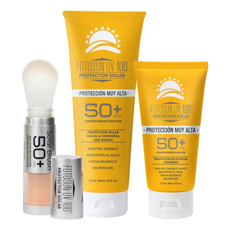Protector Solar Facial Bloqueador Uv Fps 50+ Fotosun Uv Kit