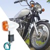 Vkinman 4 Pcs Motorcycle Amber Bullet Turn Signal, Replacement for
