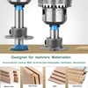 KEWAYO 5 Piece Forstner Drill Bit Set, Adjustable Positioning Drill,