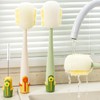 CHENSHUO 5 in 1 Long Handle Cup Cleaning Brush,Multifunctional Cup