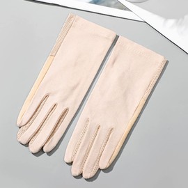 手袋 夏用 UV手袋 レディース手袋 指あり コットン ウイルス対策 夏用手袋 ウイルス 防止 手袋 夏 スマホ 薄手 UVカット UV 洗える 綿 電車通勤 通勤 無地 手すり 触らない 涼しい 日除け 作業用 ゴルフ おしゃれ 大人 可愛い 日焼け対策 (ムーンライト)