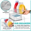 Sorbus 2 Sets of 2 Tier Metal Under Sink Organizer