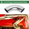Motoforti 2pcs 90 Degree Mandrel Bend Elbow Car Exhaust Pipe