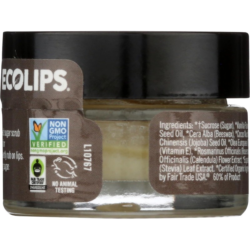 Eco Lips Lip Scrub Vanilla Bean ECO LIPS 0.50 oz