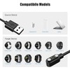LKHSYAN Smartwatch Charger Cable Magnetic Universal USB Charging Cable 2.84mm