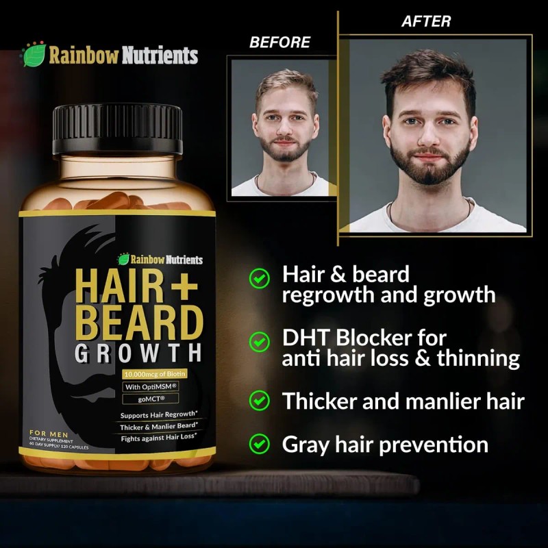 Vitaminas Para El Crecimiento Del Cabello Y La Barba Para