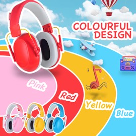 ZOHAN EM017 Noise Cancelling Headphones for Kids with 25dB Noise Reduction, Kids Ear Protection Safety Ear Muffs fit Children Have Sensory Issues for Monster Truck, Fireworks, Concerts, Class