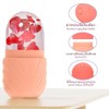 1PCS Ice Face Roller, Silicona, para masaje facial con hielo,
