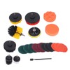 22pcs Drill Brush Attachments Set Multipurpose Power Scrubber Cleaning Kit