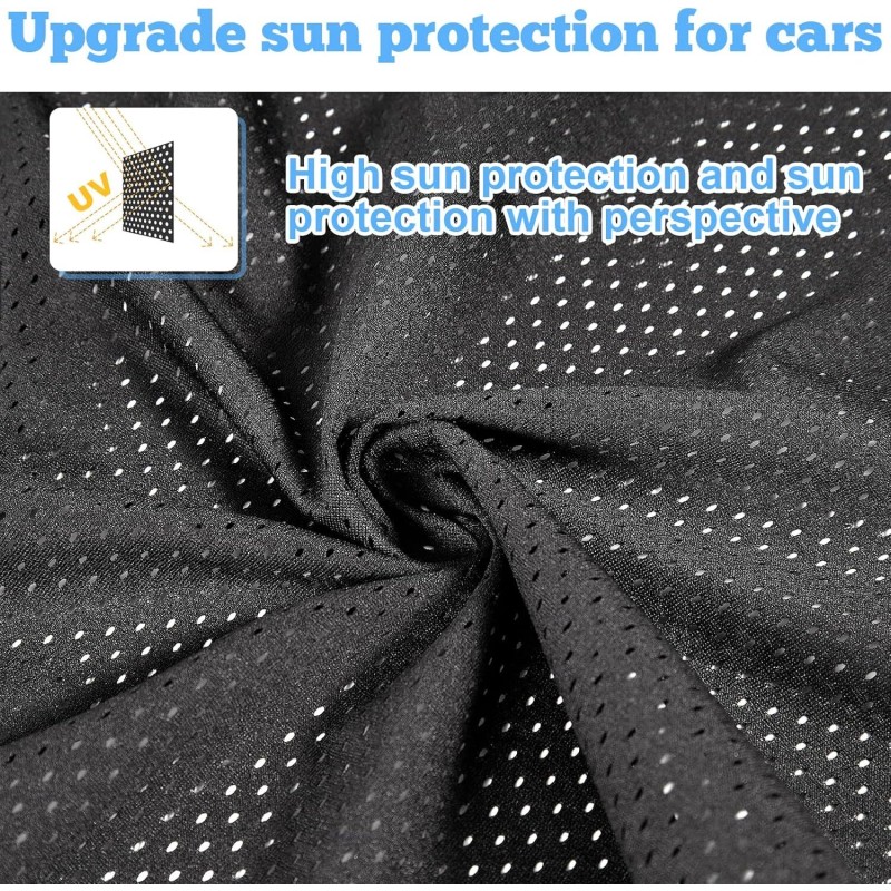 2Pcs For Semi-Truck Car Side Window Sun Shade Cover Shield