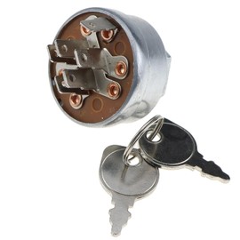 JZGRDN Ignition Key Switch 33-398 03602300 AM38227 Compatible with JD S910 S930, 108 111 111H 112L 116 116H 316 318 420 Lawn Tractors GS25, GS30, GS45, GS75, HD45, HD75, 111 Series 120000 and Higher