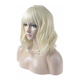 Daots Peluca Rubio Claro Ondulado 35.5 Cm Daots