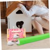 Gatuida 1pc Telescopic Hamster Tunnel Green Folding Pipe Plaything for