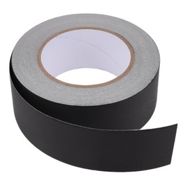 Hihaha Weatherstrip Tarpaulin Repair Tape/Outer Leak-Proof Tent Awning Tape for Truck RV Car/Flame Retardant Acetate Cloth 1.77"x98.43ft / 1 Pc Black